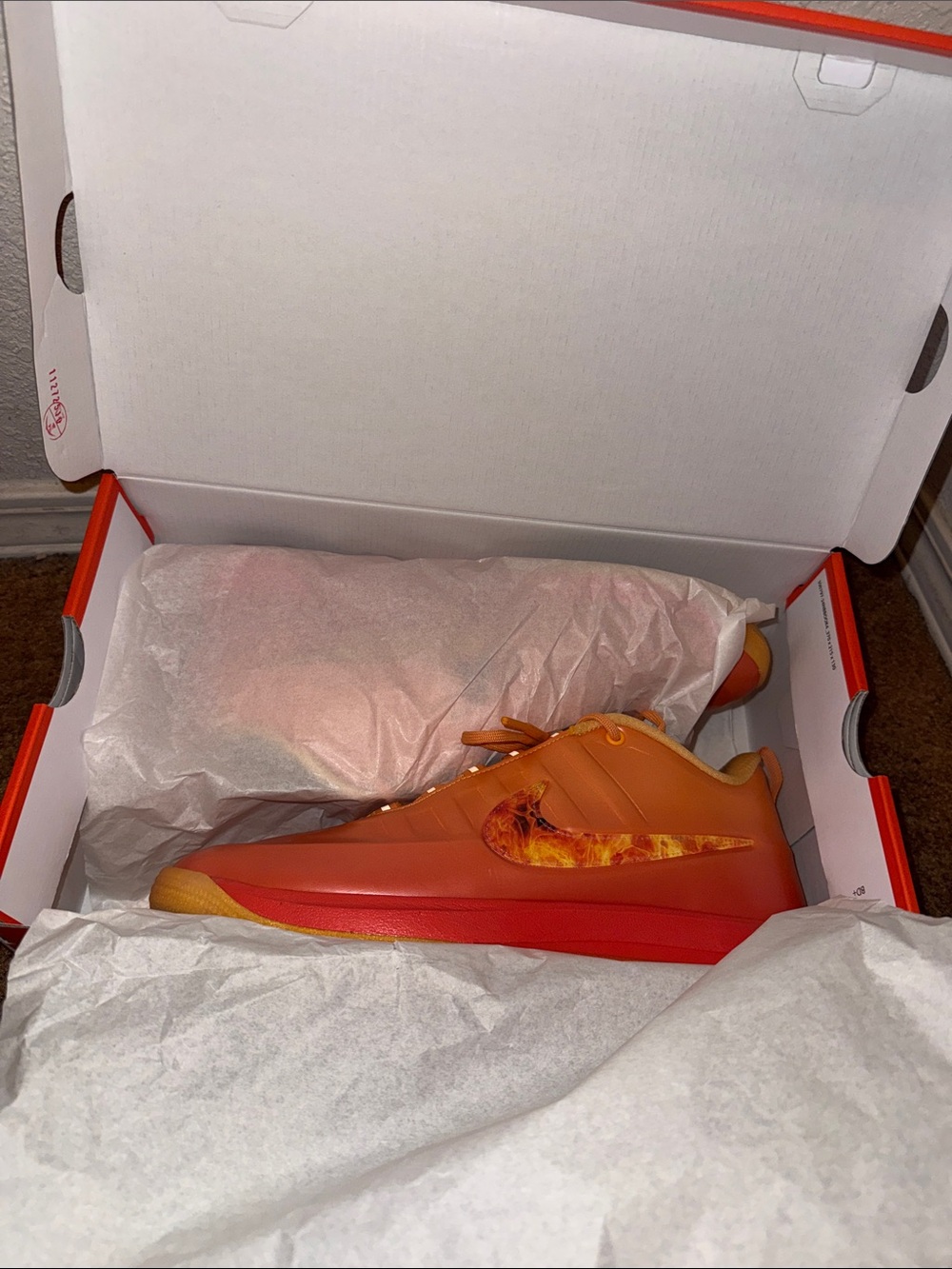 Nike Book 2 Phoenix Orange Basketball Shoes Men’s Size 12 - Picture 8 of 8